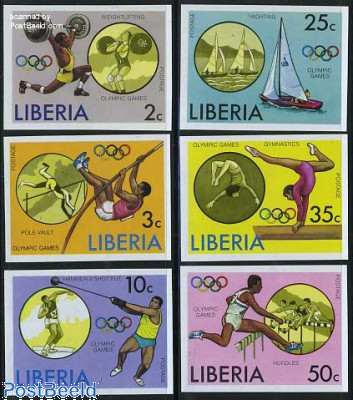 Olympic Games 6v imperforated