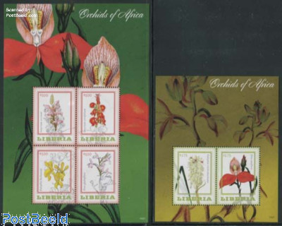 Orchids of Africa 2 s/s