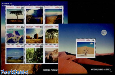 National Parks of Africa 2 s/s