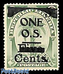 On Service, overprint 1v