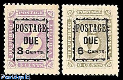 Postage due 2v