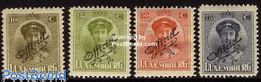 On service, overprints 4v