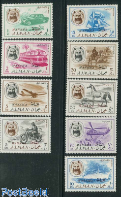 Definitives, transport 9v