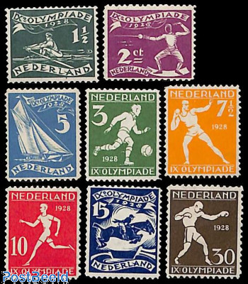 Olympic games Amsterdam 8v
