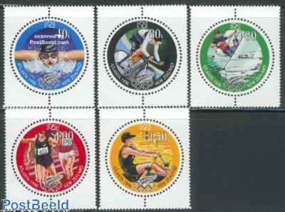 Modern olympics centenary 5v