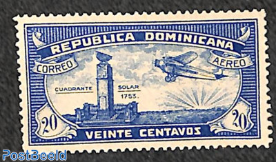Airmail 20c, type II 1v