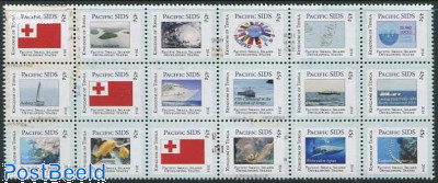 Pacific SIDS 18v, sheetlet