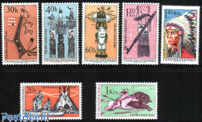North American indians 7v