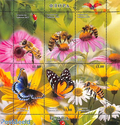 Flora & Insects 6v m/s
