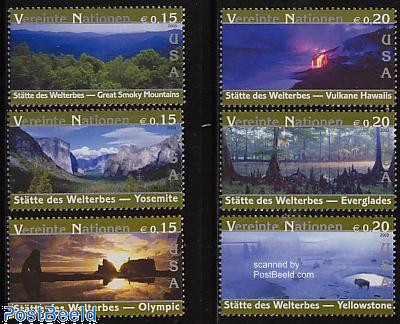 World heritage USA 6v