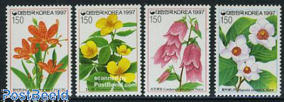 Wild flowers 4v