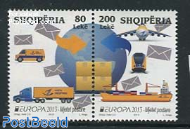 Europa, postal transport 2v [:]