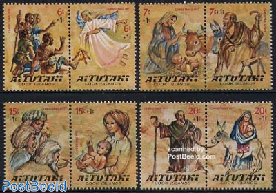 Christmas overprints 4x2v [:]