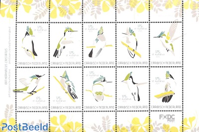 Birds, St. Eustatius 10v m/s