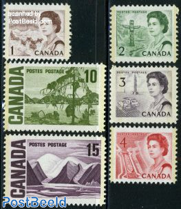 Definitives 6v, fluor bands