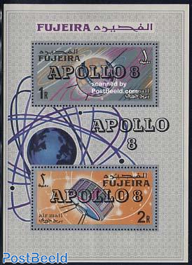 Apollo 8 s/s, overprint