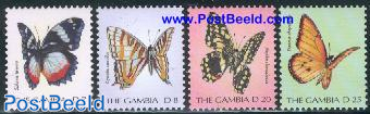 Definitives, butterflies 4v