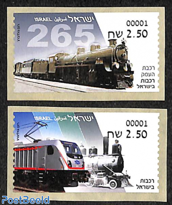 Railways 2v, Automat stamps (face value may vary)