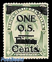 On Service, overprint 1v
