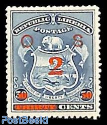 On Service, overprint 1v