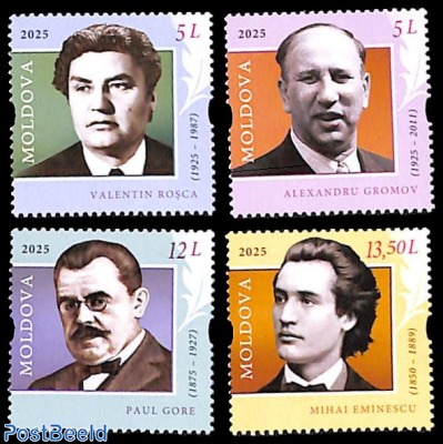 Famous persons 4v