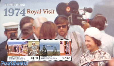1974 Royal visit s/s