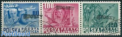 Constitution of the USA 3V [::] with Groszy overprint