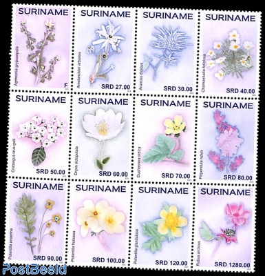 Flowers 12v, sheetlet