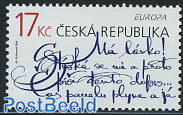 Europa, the letter 1v