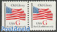 Old glory booklet pair (red G)