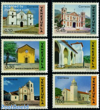 Colonial churches 6v