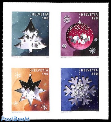 Christmas 4v s-a